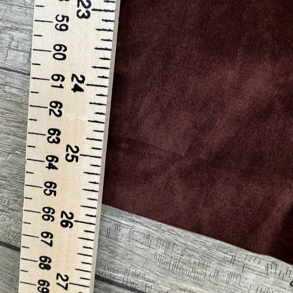 Stylish Brown and White Women's Cropped Jeans - Picture 6 of 10